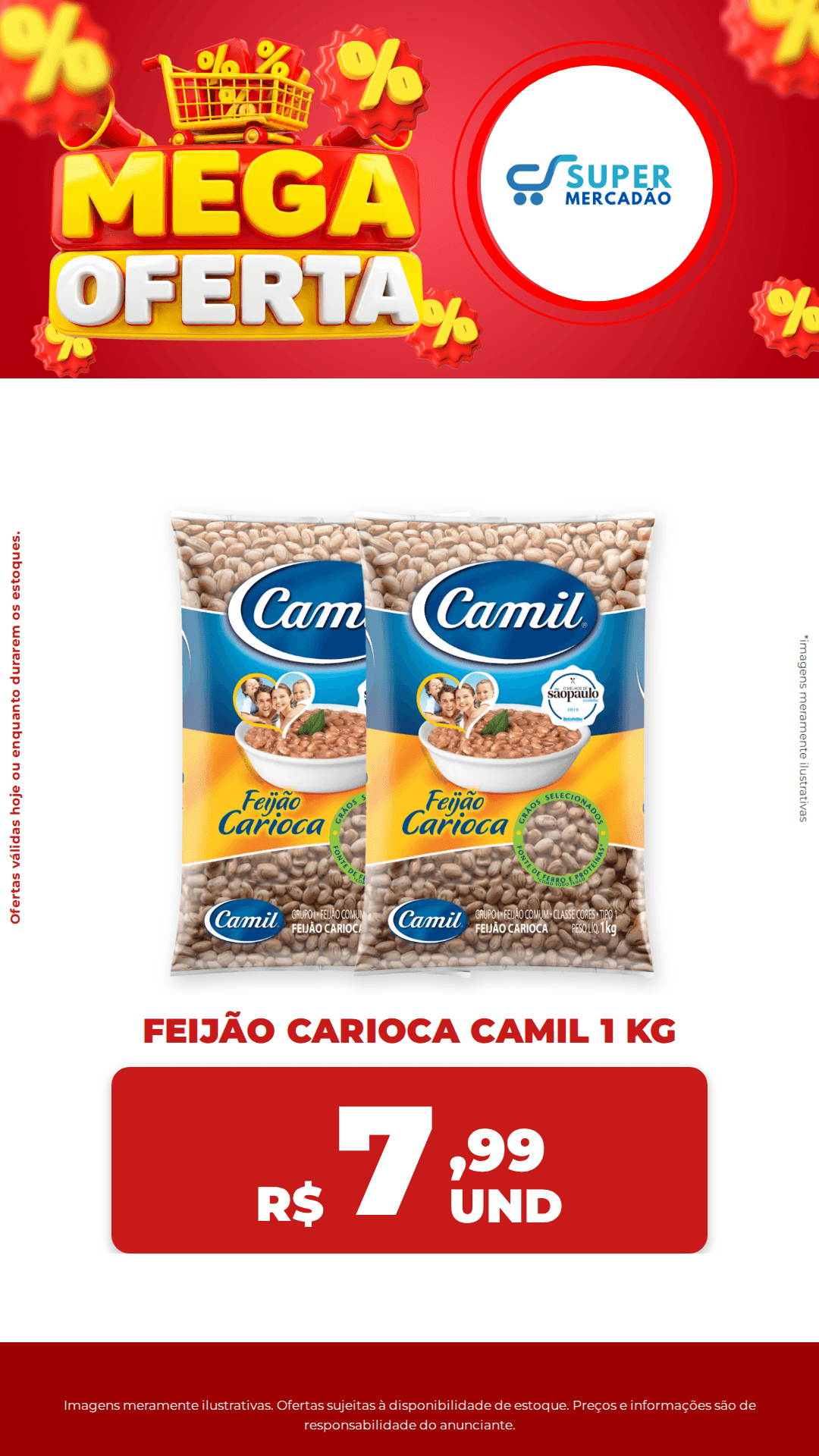 Story de empório criado no OFERTEX