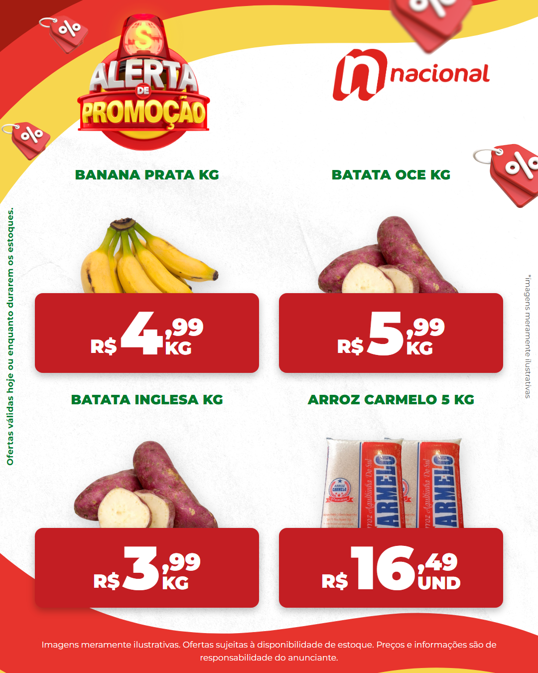 Encarte de açougue criado no OFERTEX