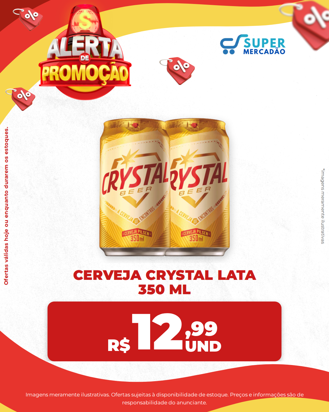 Post de hortifruti criado no OFERTEX